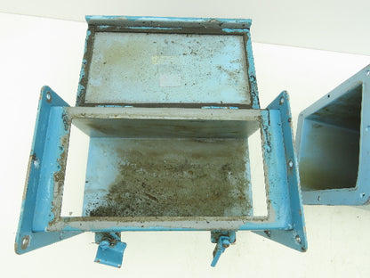 Wiegmann JW61 6"x6" Wireway Straight 12" Feed Through NEMA 12 Hoffman Lot of 2