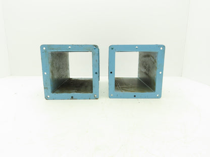 Wiegmann JW61 6"x6" Wireway Straight 12" Feed Through NEMA 12 Hoffman Lot of 2