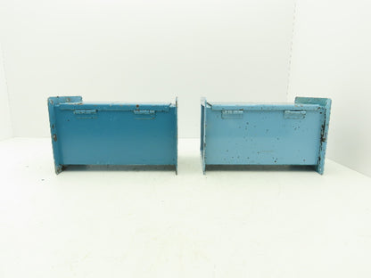 Wiegmann JW61 6"x6" Wireway Straight 12" Feed Through NEMA 12 Hoffman Lot of 2