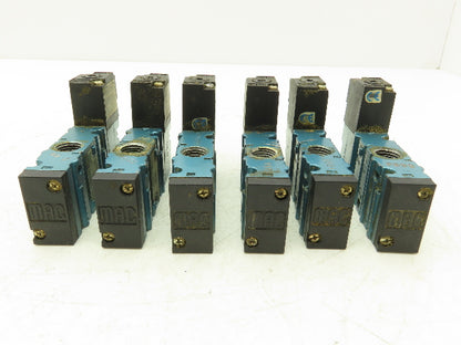 MAC 52A-11-BOA-DM-DJAJ-1KC Pneumatic Solenoid Valve 120vAC 2.9W Lot of 5+1