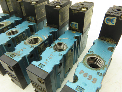 MAC 52A-11-BOA-DM-DJAJ-1KC Pneumatic Solenoid Valve 120vAC 2.9W Lot of 5+1