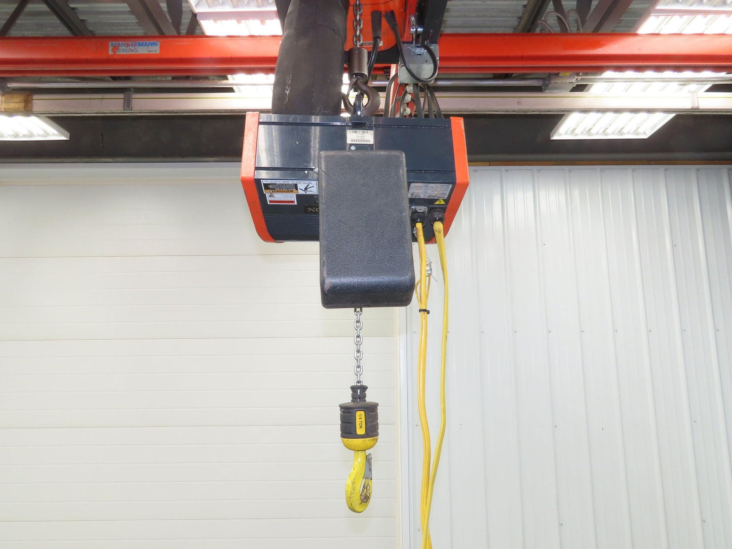Kone Cranes 1/4 Ton Electric Chain Hoist 16' Lift 16/5 FPM 2 Speed 460 Volt 3PH