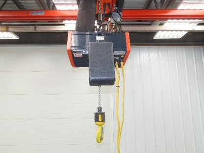 Kone Cranes 1/4 Ton Electric Chain Hoist 16' Lift 16/5 FPM 2 Speed 460 Volt 3PH