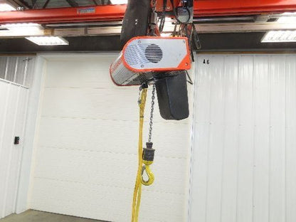 Kone Cranes 1/4 Ton Electric Chain Hoist 16' Lift 16/5 FPM 2 Speed 460 Volt 3PH