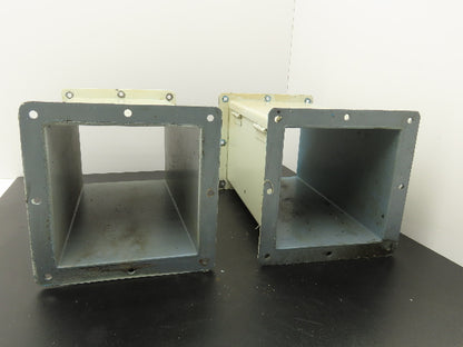 Wiegmann JW61 6"x6" Wireway Straight 12" Feed Through NEMA 12 Hoffman Lot of 2