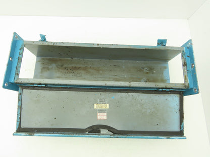 Wiegmann JW62 6"x6" Wireway Straight 24" Feed Through NEMA 12 Hoffman