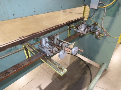 Chicago Mechanical Press Brake 25 Ton 6' Ram 2" Stroke 1.5Hp 460V  Missing valve