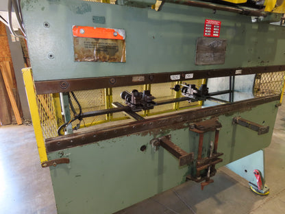 Chicago Mechanical Press Brake 25 Ton 6' Ram 2" Stroke 1.5Hp 460V  Missing valve