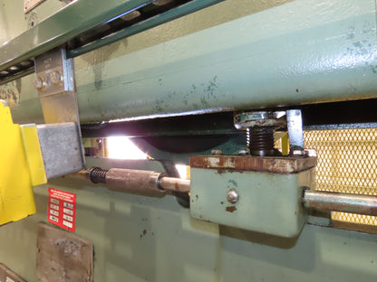 Chicago Mechanical Press Brake 25 Ton 6' Ram 2" Stroke 1.5Hp 460V  Missing valve