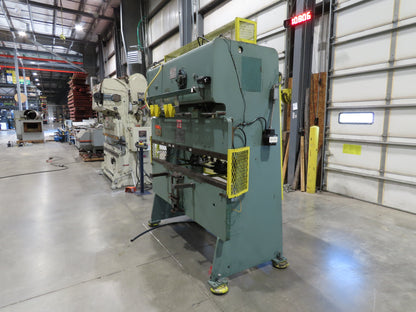 Chicago Mechanical Press Brake 25 Ton 6' Ram 2" Stroke 1.5Hp 460V  Missing valve