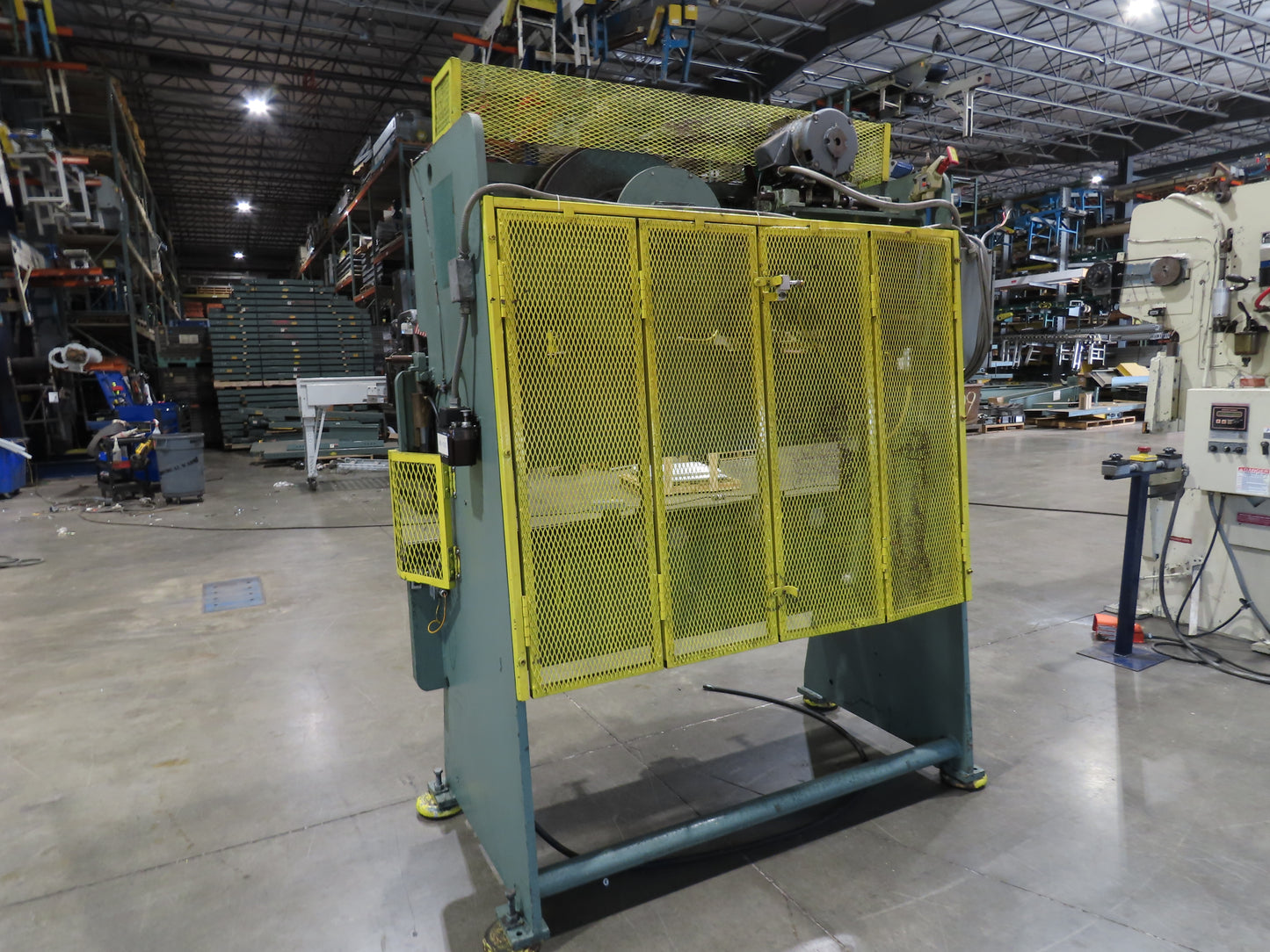 Chicago Mechanical Press Brake 25 Ton 6' Ram 2" Stroke 1.5Hp 460V  Missing valve