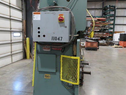 Chicago Mechanical Press Brake 25 Ton 6' Ram 2" Stroke 1.5Hp 460V  Missing valve