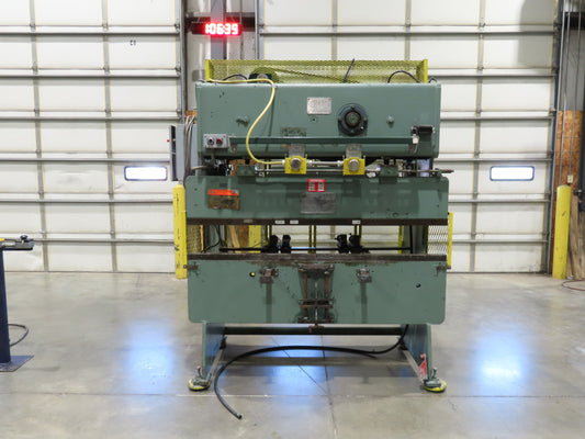 Chicago Mechanical Press Brake 25 Ton 6' Ram 2" Stroke 1.5Hp 460V  Missing valve