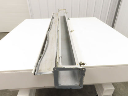 Wiegmann JW45 4"x4" Wireway Straight 60" Section Feed Through NEMA 12 Hoffman