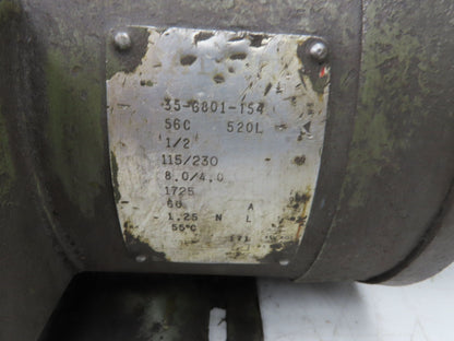 Bench Belt Sander 4" W 36" L Motor 1/2Hp 1725rpm 1Ph 115/230v