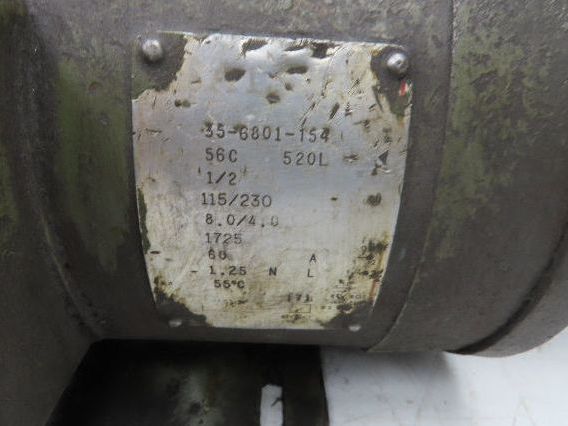 Bench Belt Sander 4" W 36" L Motor 1/2Hp 1725rpm 1Ph 115/230v