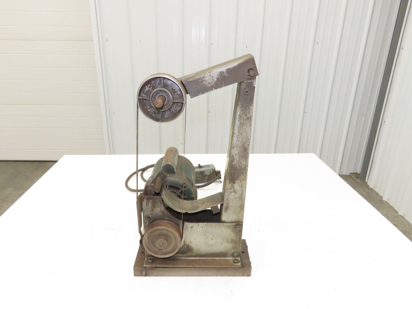 Bench Belt Finger Sander 3/4" W 36" L Motor 115v 1Ph 3500rpm Switch