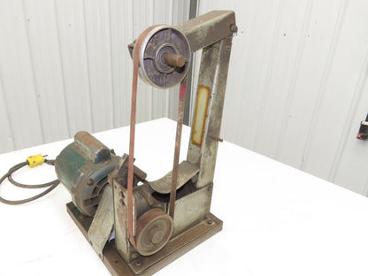 Bench Belt Finger Sander 3/4" W 36" L Motor 115v 1Ph 3500rpm Switch