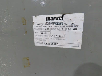Marvel Series 8 Mark III 18"x 22" Vertical Tilt-Frame Band Saw