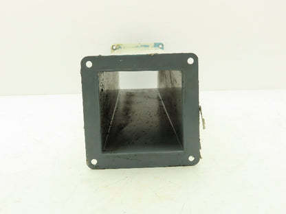 Wiegmann JW42 4"x4" Wireway Straight 24" Section Feed-Through NEMA 12 Hoffman