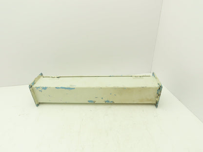 Wiegmann JW42 4"x4" Wireway Straight 24" Section Feed-Through NEMA 12 Hoffman