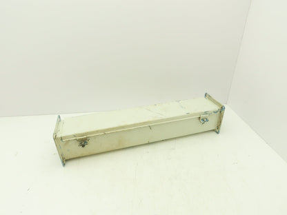 Wiegmann JW42 4"x4" Wireway Straight 24" Section Feed-Through NEMA 12 Hoffman