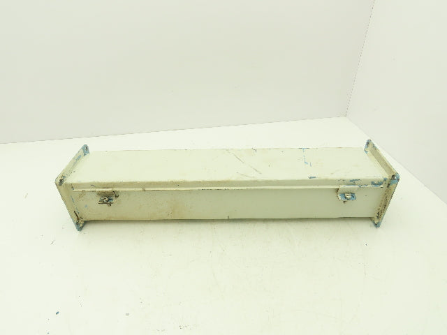 Wiegmann JW42 4"x4" Wireway Straight 24" Section Feed-Through NEMA 12 Hoffman