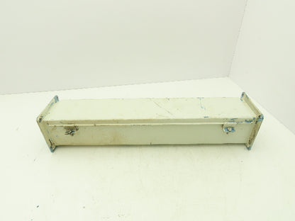 Wiegmann JW42 4"x4" Wireway Straight 24" Section Feed-Through NEMA 12 Hoffman