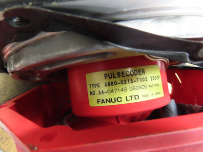 GE Fanuc 30S/3000 A06B-0319-B205 AC Servo Motor 158V 3PH Encoder A860-0315-T102