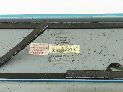 Wiegmann JW42 4"x4" Wireway Straight 24" Section Feed-Through NEMA 12 Hoffman