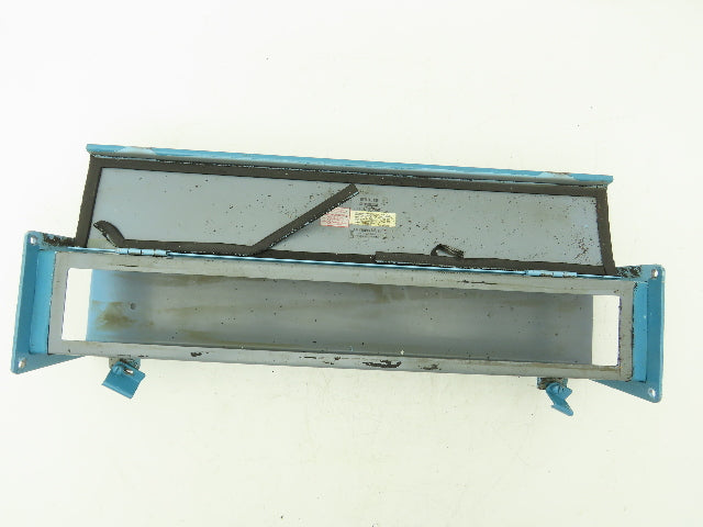 Wiegmann JW42 4"x4" Wireway Straight 24" Section Feed-Through NEMA 12 Hoffman
