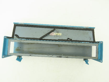 Wiegmann JW42 4"x4" Wireway Straight 24" Section Feed-Through NEMA 12 Hoffman