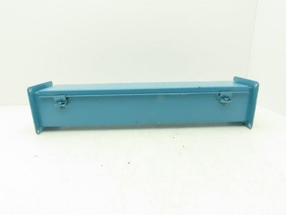 Wiegmann JW42 4"x4" Wireway Straight 24" Section Feed-Through NEMA 12 Hoffman