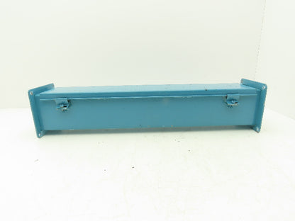 Wiegmann JW42 4"x4" Wireway Straight 24" Section Feed-Through NEMA 12 Hoffman