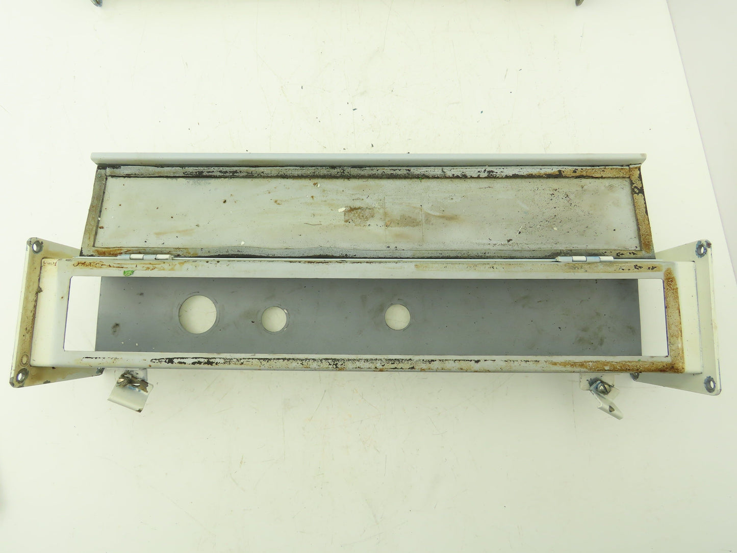 Wiegmann JW42 4"x4" Wireway Straight 24" Section Feed-Through Hoffman Lot of 2