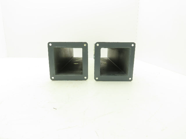 Wiegmann JW42 4"x4" Wireway Straight 24" Section Feed-Through Hoffman Lot of 2