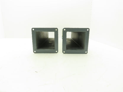 Wiegmann JW42 4"x4" Wireway Straight 24" Section Feed-Through Hoffman Lot of 2