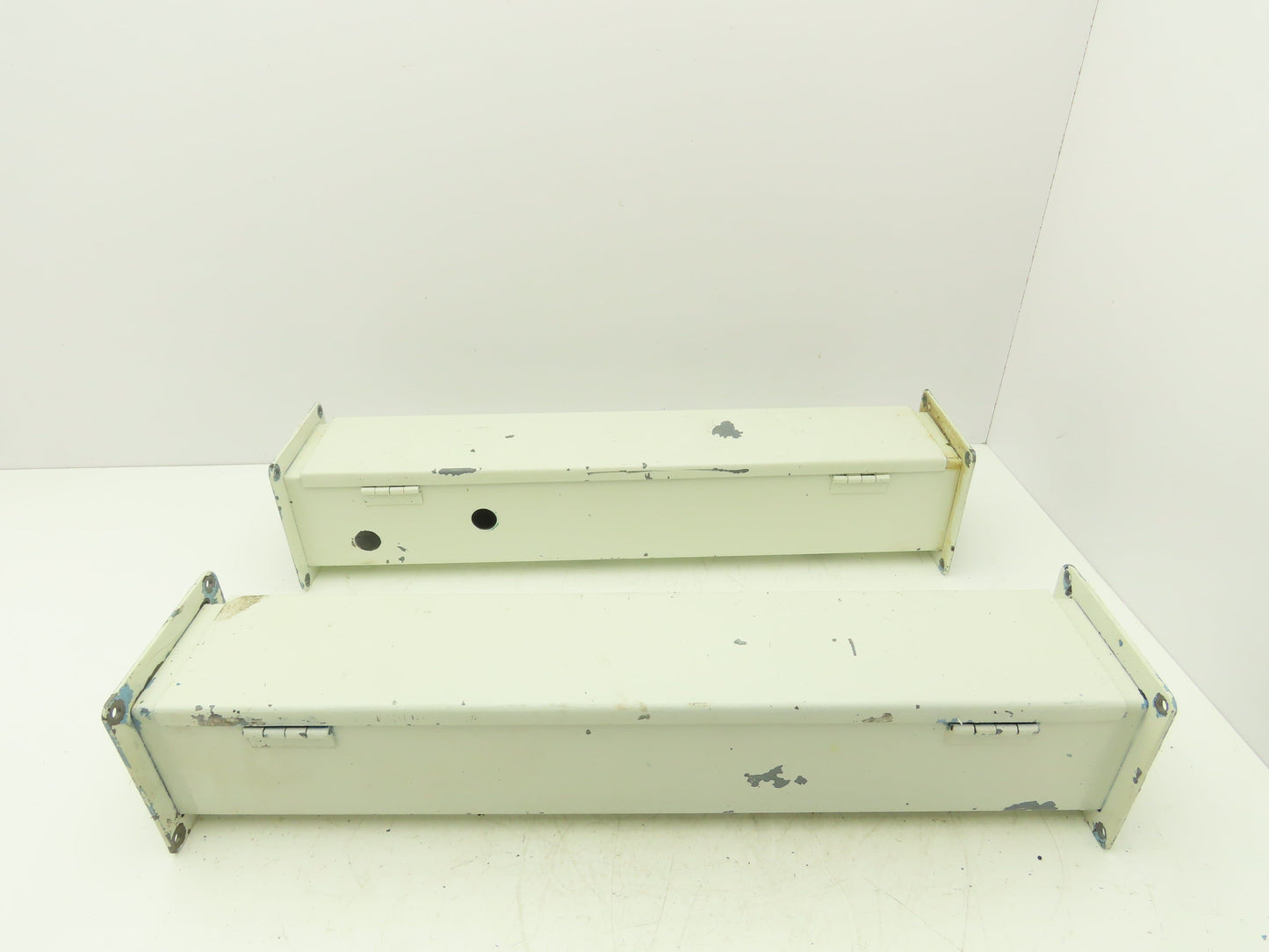 Wiegmann JW42 4"x4" Wireway Straight 24" Section Feed-Through Hoffman Lot of 2