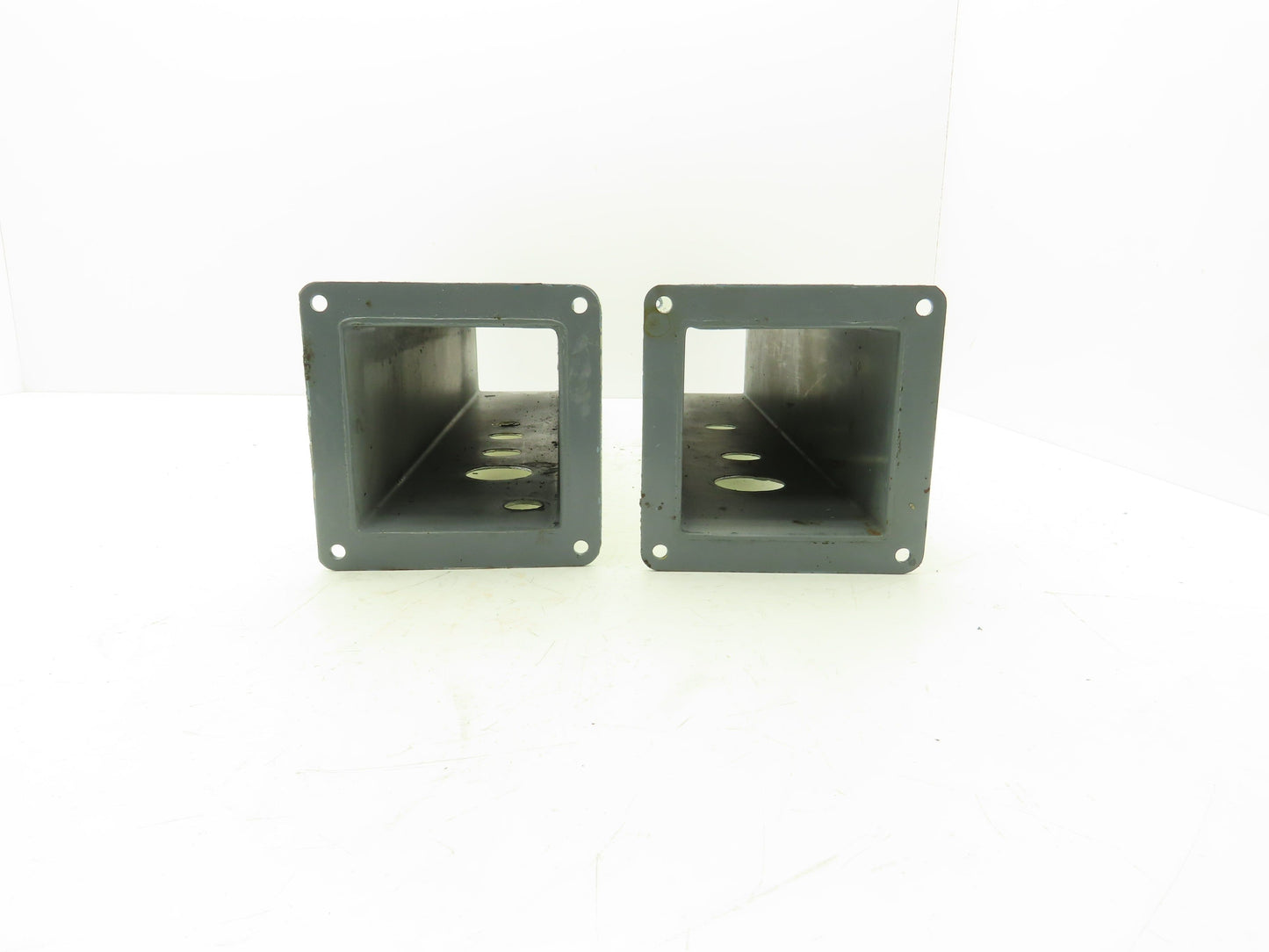 Wiegmann JW42 4"x4" Wireway Straight 24" Section Feed-Through Hoffman Lot of 2