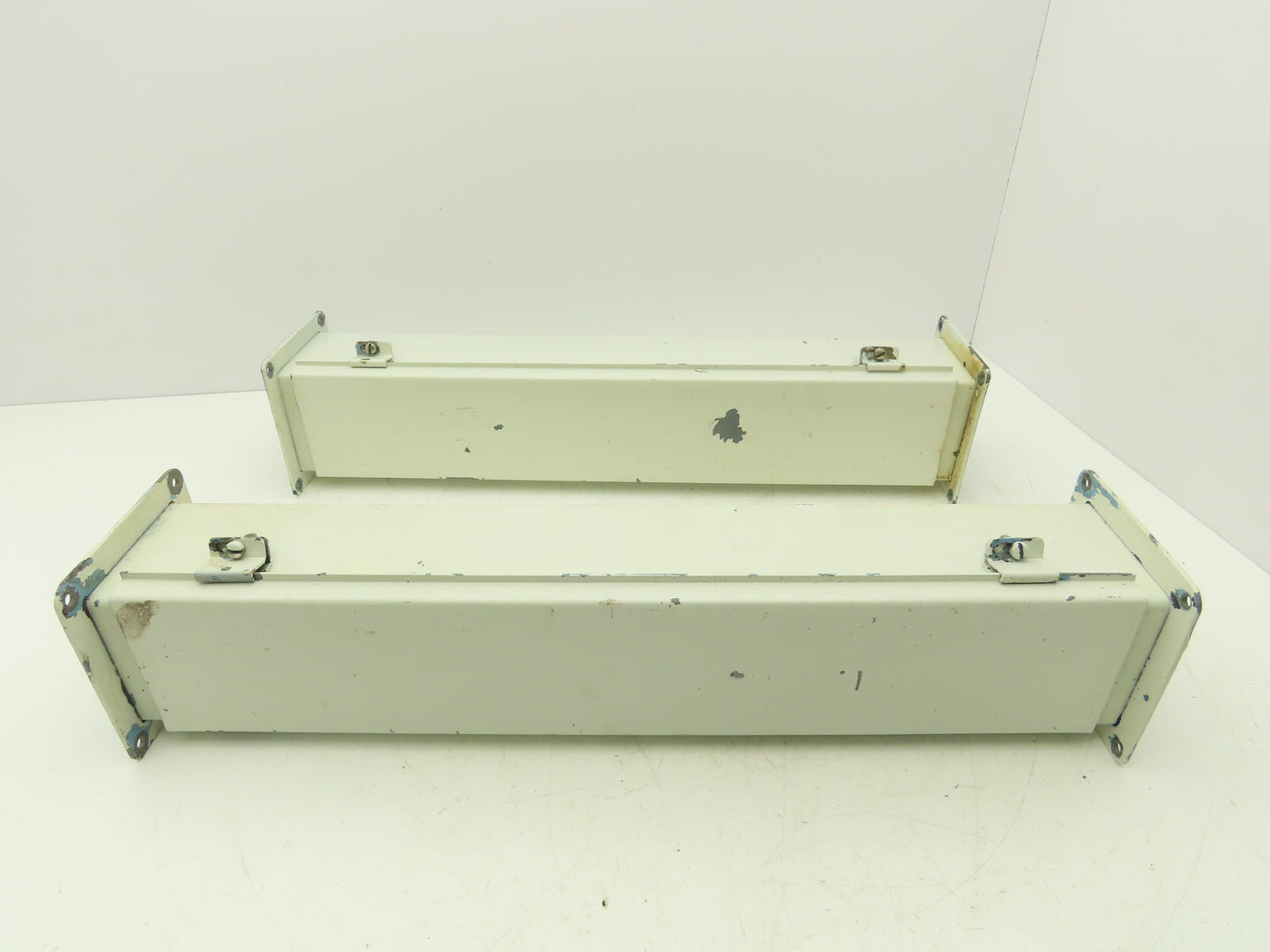 Wiegmann JW42 4"x4" Wireway Straight 24" Section Feed-Through Hoffman Lot of 2