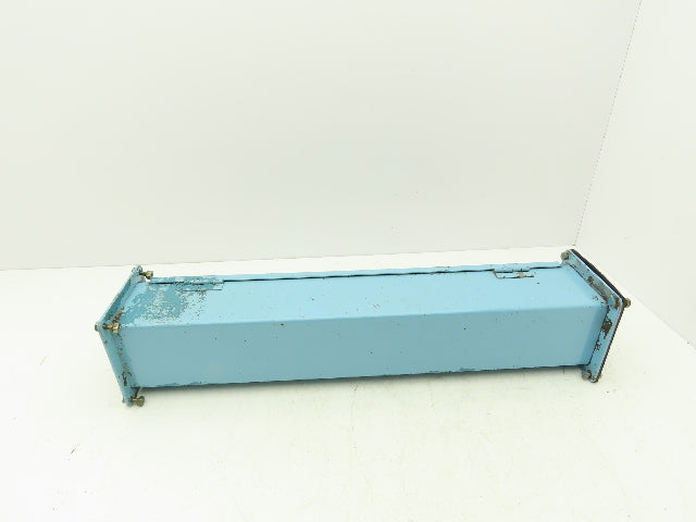 Wiegmann JW42 4"x4" Wireway Straight 24" Section Feed-Through NEMA 12 Hoffman