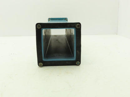 Wiegmann JW42 4"x4" Wireway Straight 24" Section Feed-Through NEMA 12 Hoffman