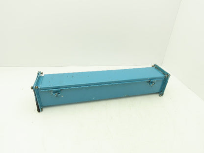 Wiegmann JW42 4"x4" Wireway Straight 24" Section Feed-Through NEMA 12 Hoffman