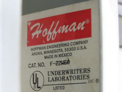 Hoffman F22W60 2"x2" Wireway Straight 60" Section Feed Through NEMA 12 Wiegmann