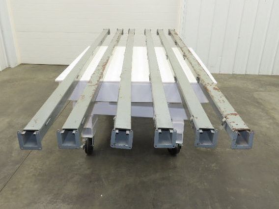 Square D LJ210 Oiltight Wireway 2.5"X2.5"X10' Section Lay-in Lot of 6