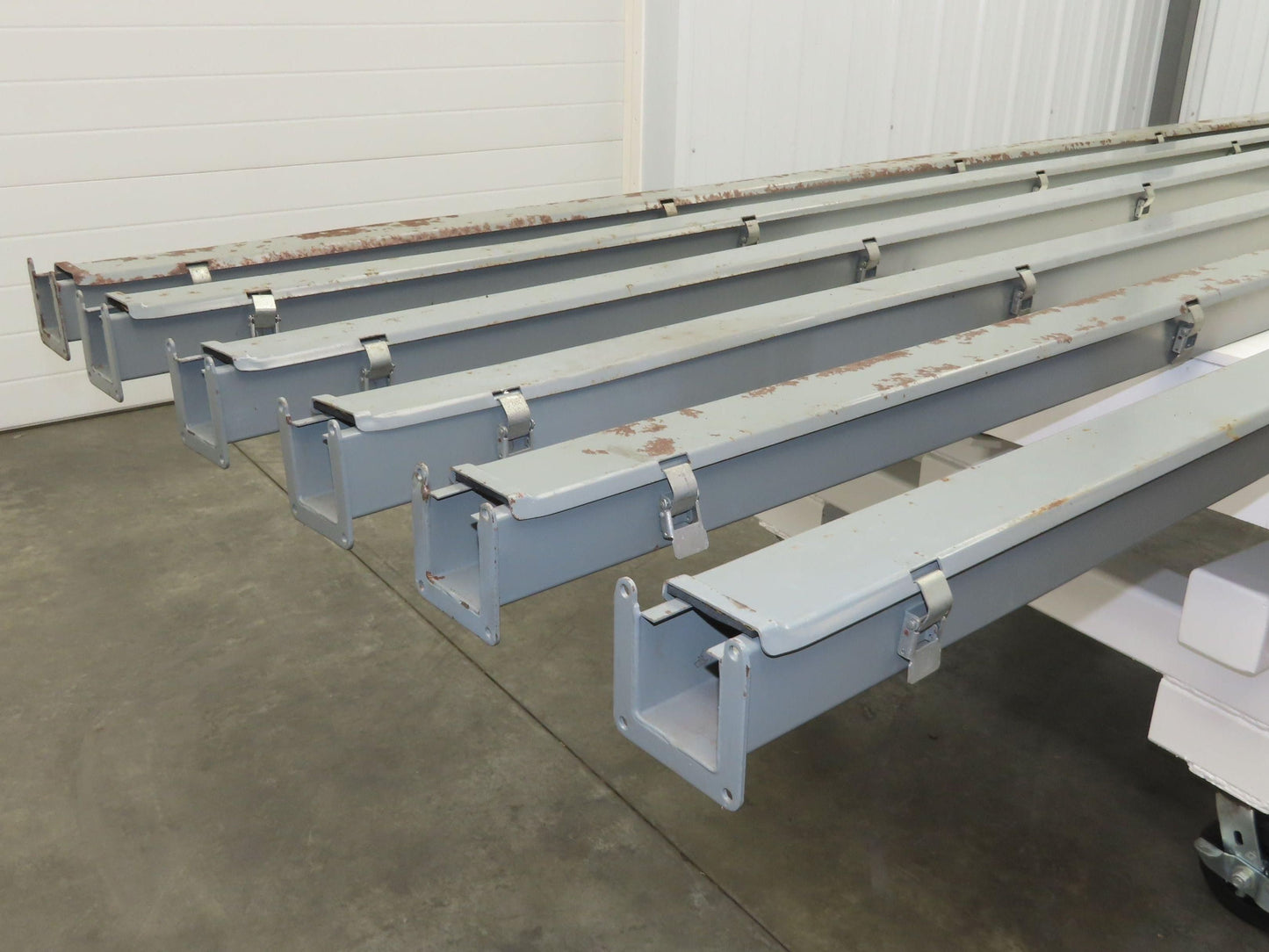 Square D LJ210 Oiltight Wireway 2.5"X2.5"X10' Section Lay-in Lot of 6