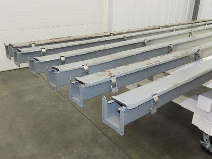 Square D LJ210 Oiltight Wireway 2.5"X2.5"X10' Section Lay-in Lot of 6