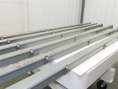 Square D LJ210 Oiltight Wireway 2.5"X2.5"X10' Section Lay-in Lot of 6