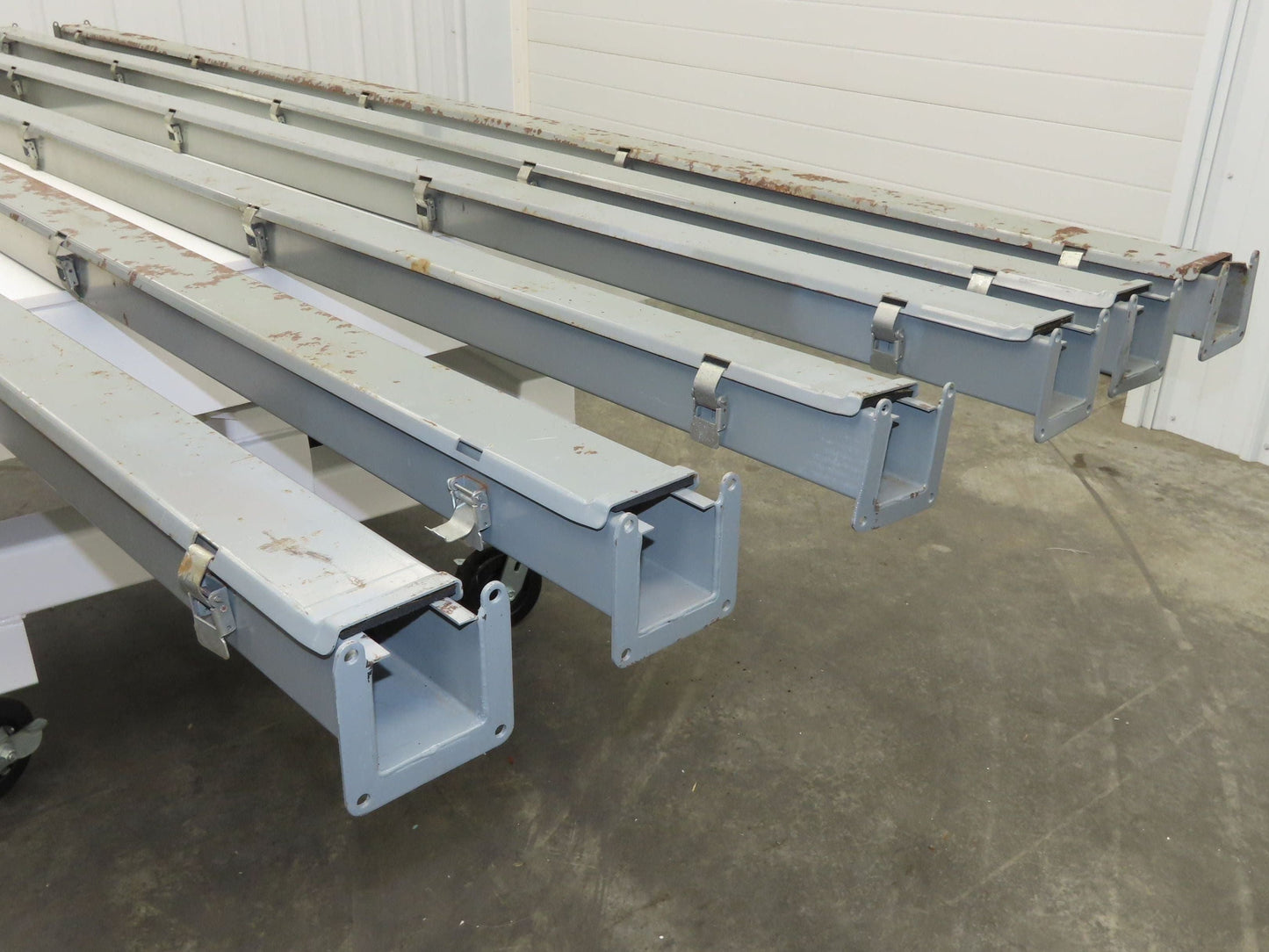 Square D LJ210 Oiltight Wireway 2.5"X2.5"X10' Section Lay-in Lot of 6