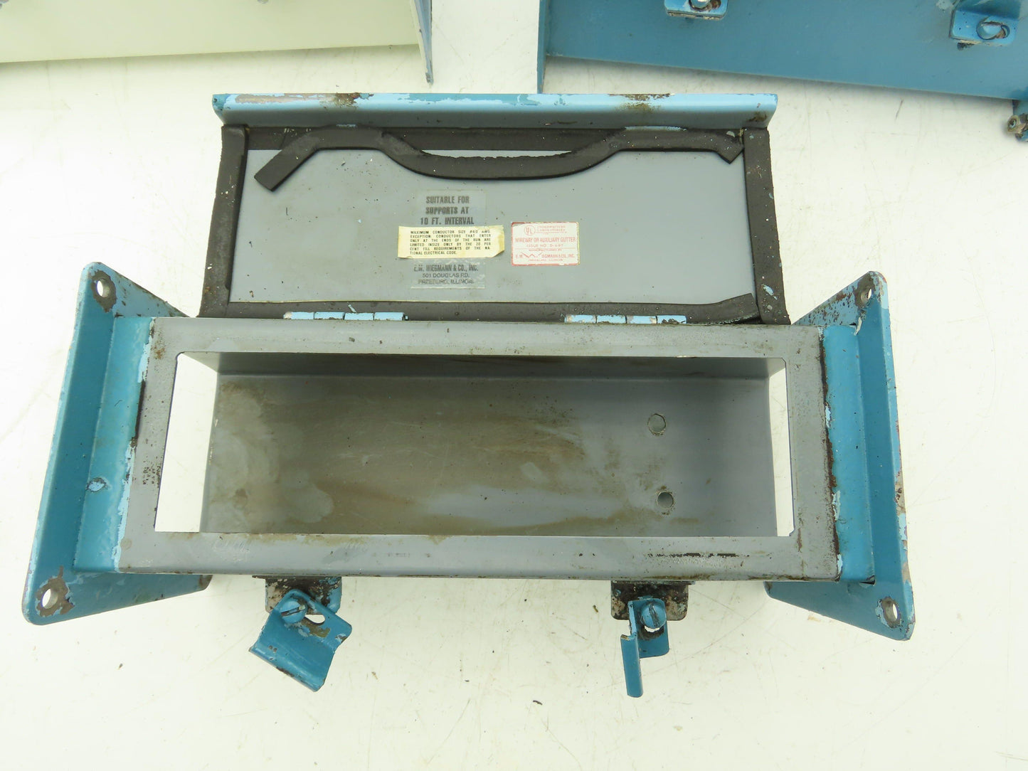 Wiegmann LJW41 4"x4" Wireway Straight 12" Section Lay-in NEMA 12 Lot of 3